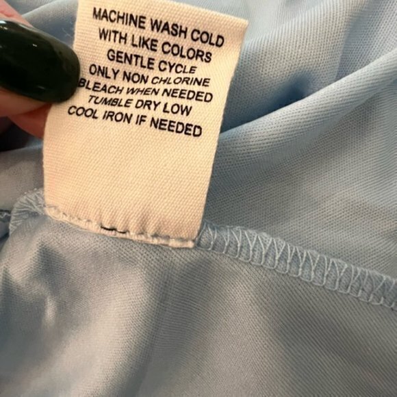 NWT Bailey Blue Blue Floral Tiered Flowy Feminine Mini Dress Juniors Size Medium - Picture 15 of 15